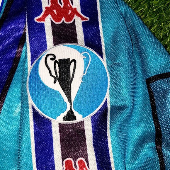 Ronaldo Kappa Barcelona UEFA CUP FINAL 1996 1997 Away Soccer Jersey Shirt XL - Picture 4 of 9